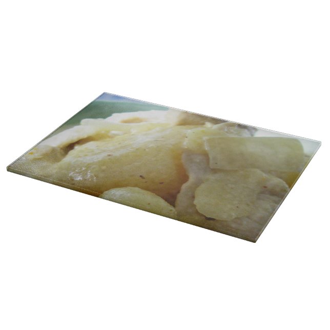 Thai Yellow Curry [แกงกะหรี่] .. Asian Street Food Cutting Board (Corner)