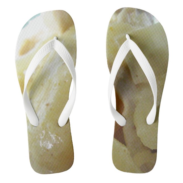 Thai Yellow Curry [แกงกะหรี่] .. Asian Street Food Flip Flops (Footbed)