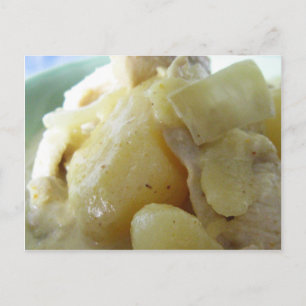 Thai Yellow Curry [แกงกะหรี่] .. Asian Street Food Postcard