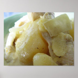 Thai Yellow Curry [แกงกะหรี่] .. Asian Street Food Poster