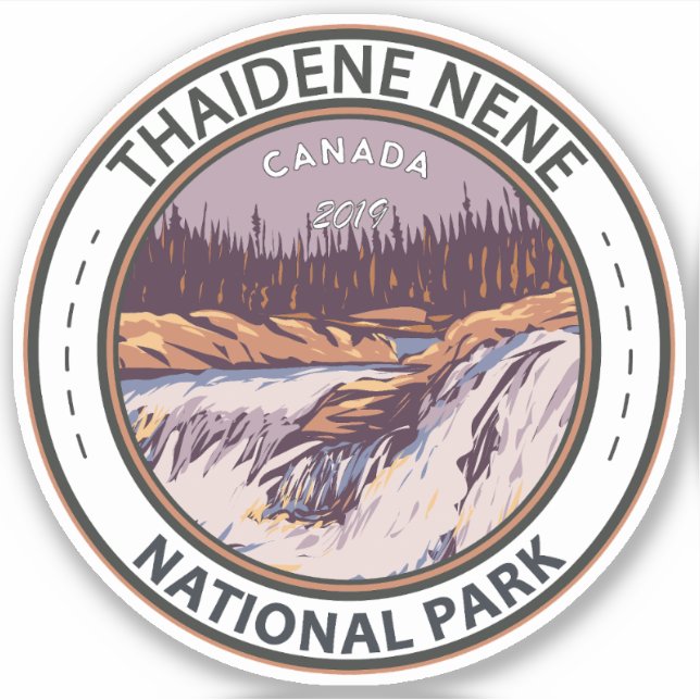 Thaidene Nene National Park Canada Travel Vintage (Front)
