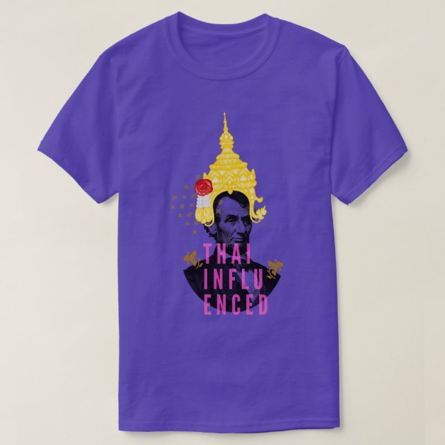 Thaiinfluenced Lincoln wearing Jada T-Shirt (Design Front)