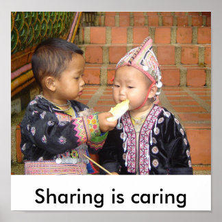 thailand 910, Sharing is caring Poster