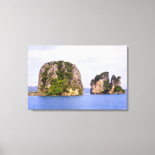 Thailand, Andaman Sea. Ao Phang Nga Islands in Canvas Print
