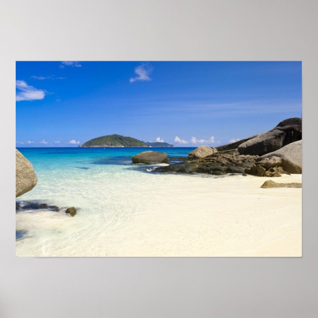 Thailand, Andaman Sea. Ko Miang Island Similan Poster (Front)