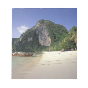 Thailand, Andaman Sea, Ko Phi Phi Island, Beach Notepad