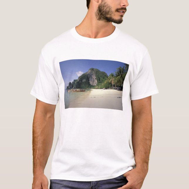 Thailand, Andaman Sea, Ko Phi Phi Island, Beach T-Shirt (Front)