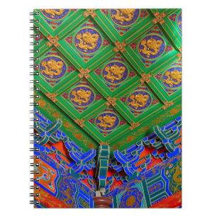 Thailand, Bangkok Dragon Temple Notebook