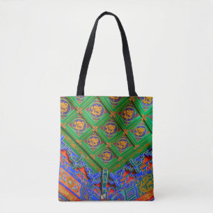 Thailand, Bangkok Dragon Temple Tote Bag