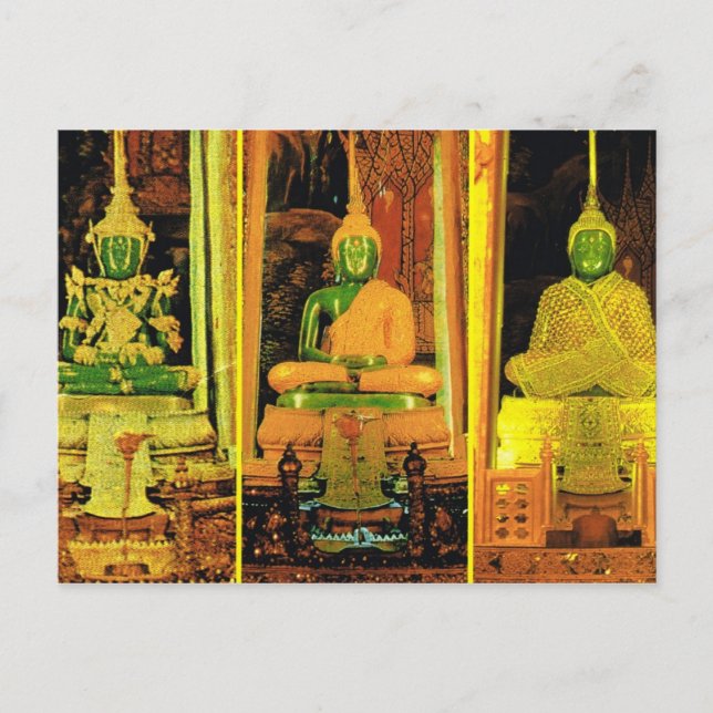 Thailand, Bangkok  Emerald Buddha Postcard (Front)