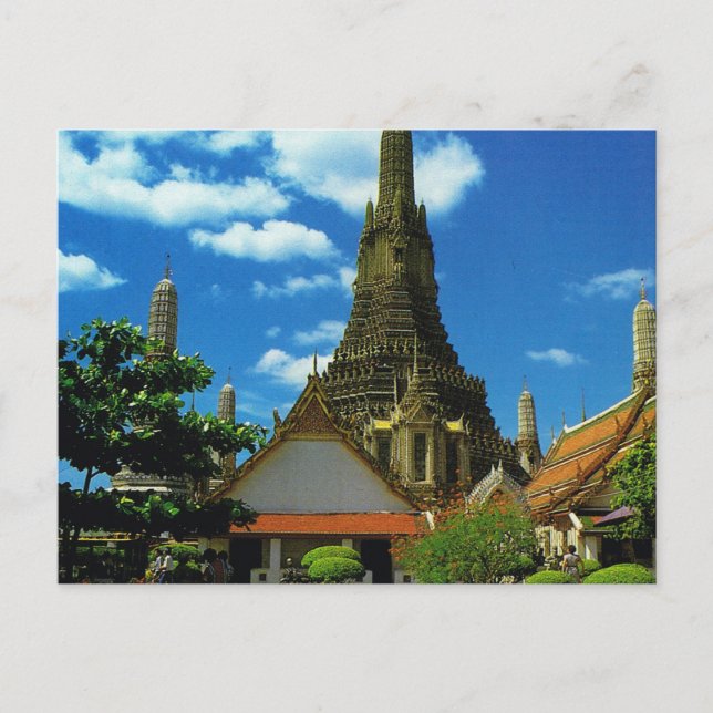Thailand, Bangkok,  Great Pagoda, Temple of Dawn Postcard (Front)