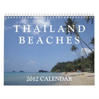 Thailand Beaches 2012 Calendar