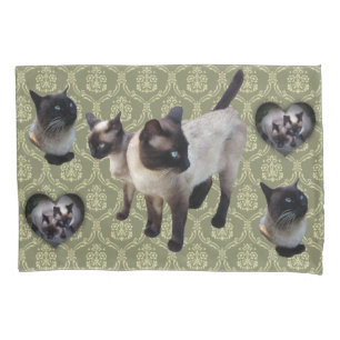 Thailand-born Siamese cat Pillowcase
