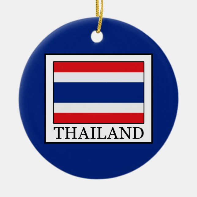 Thailand Ceramic Tree Decoration (Front)