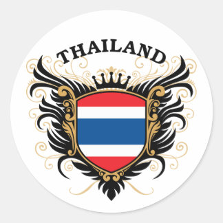 Thailand Classic Round Sticker
