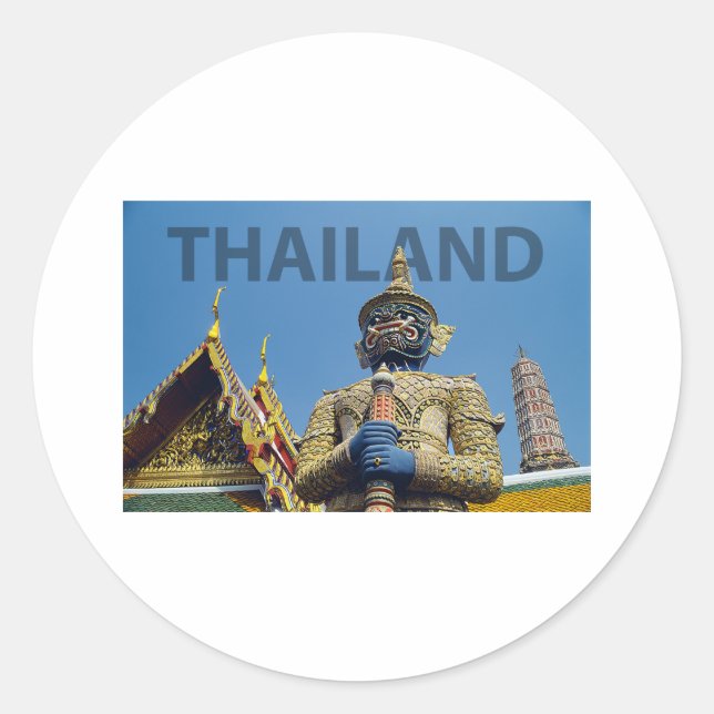Thailand Classic Round Sticker (Front)