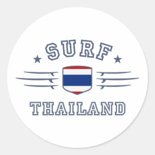 Thailand Classic Round Sticker