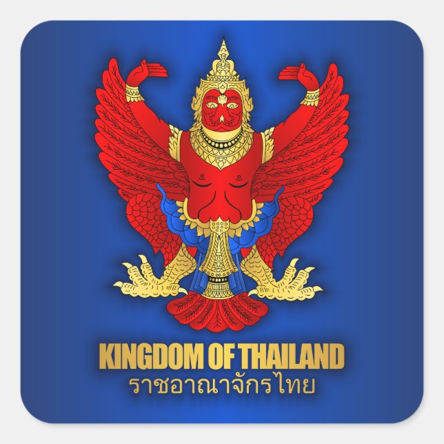 "Thailand COA" Apparel Square Sticker (Front)