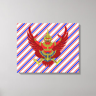 Thailand Coat arms Canvas Print
