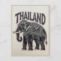 Thailand Elephant Block Print