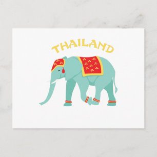 Thailand Elephant Postcard