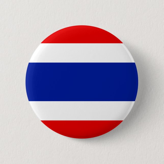 Thailand Flag 6 Cm Round Badge (Front)