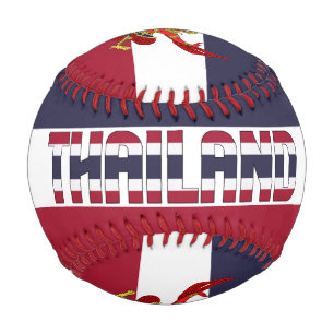 Thailand Flag and Coat of Arms Patriotic Baseball