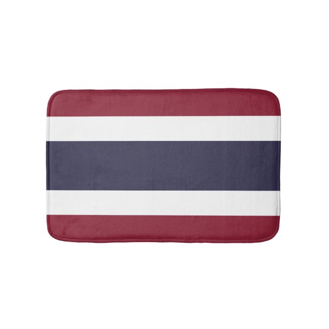 Thailand flag bath mat (Front)