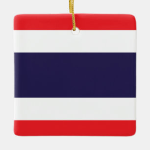 Thailand Flag Ceramic Ornament