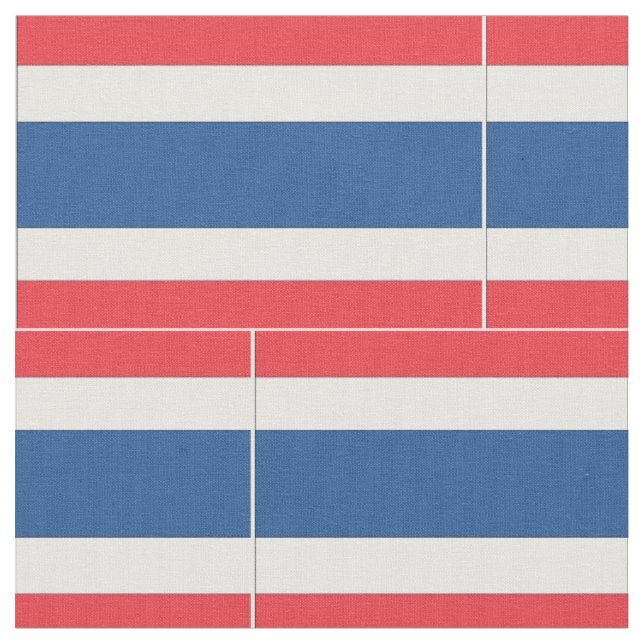 Thailand Flag Fabric (Close Up)