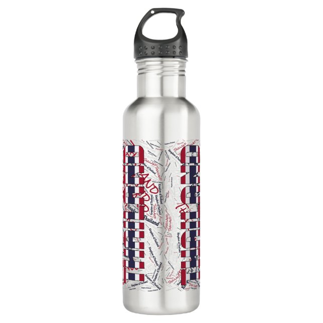 Thailand Flag Gorgeous Patriotic 710 Ml Water Bottle (Front)