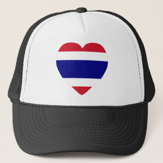 Thailand Flag Heart Trucker Hat