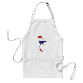 Thailand flag map standard apron