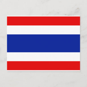 Thailand Flag Postcard