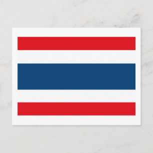 Thailand Flag Postcard