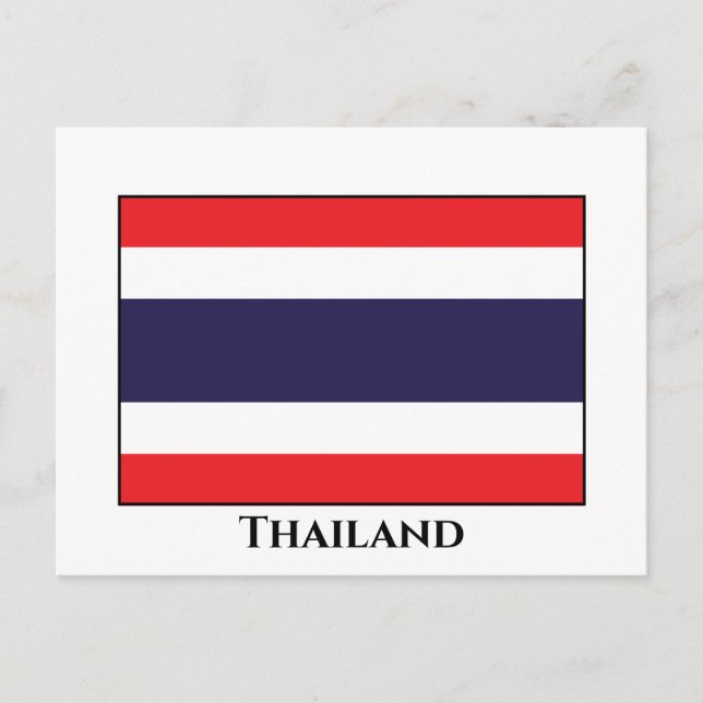 Thailand Flag Postcard (Front)