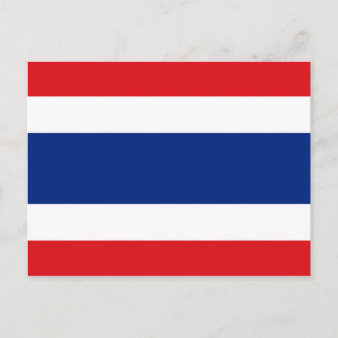 Thailand Flag Postcard