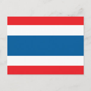 Thailand Flag Postcard