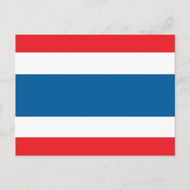 Thailand Flag Postcard (Front)