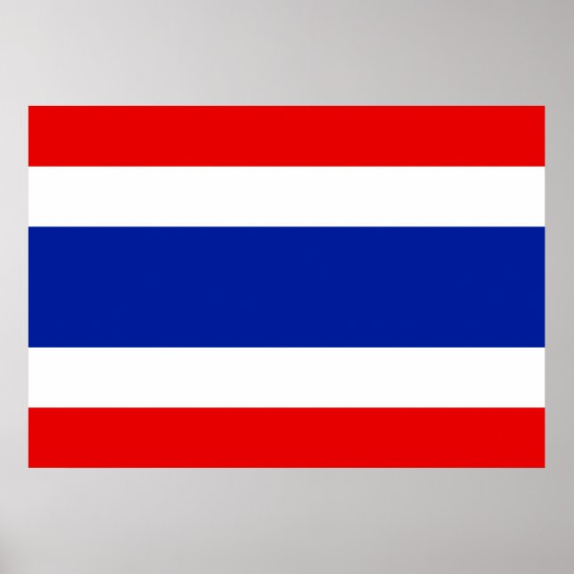 Thailand Flag Poster (Front)