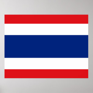 Thailand Flag Poster