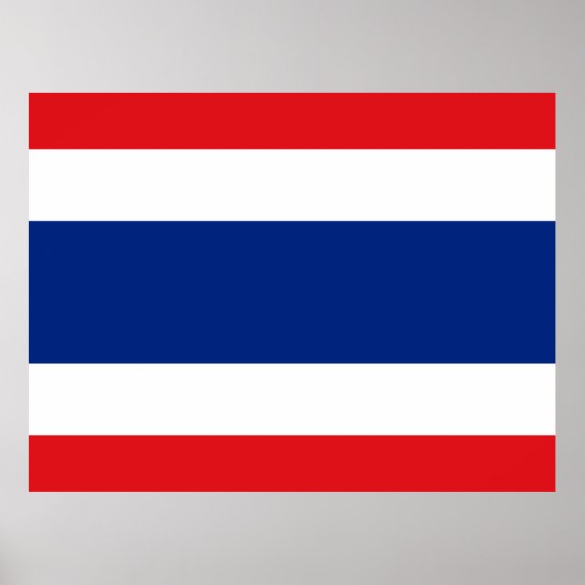 Thailand Flag Poster (Front)