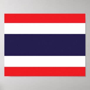 Thailand - Flag - Poster