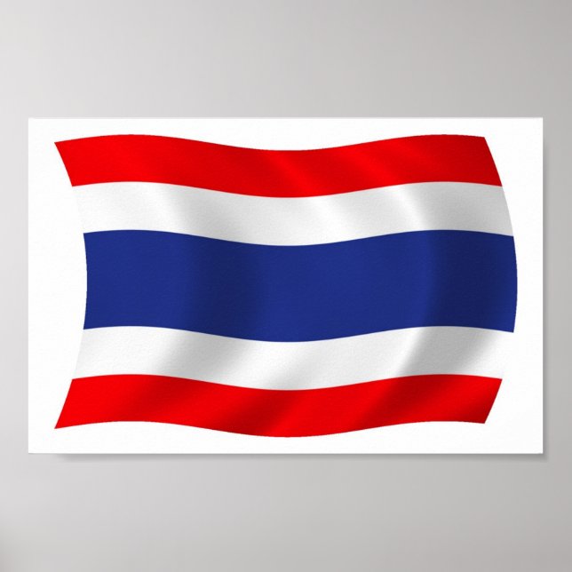 Thailand Flag Poster Print (Front)