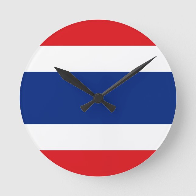thailand flag round clock (Front)