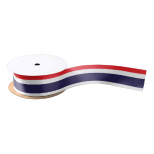 Thailand Flag Satin Ribbon