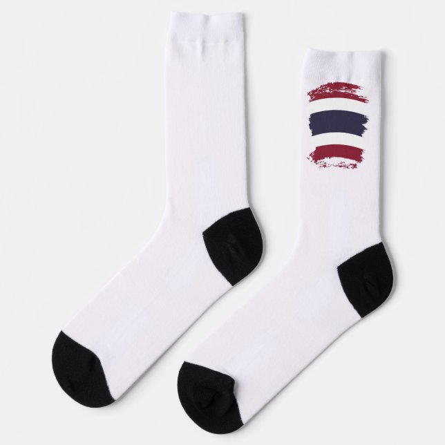Thailand flag socks (Left)
