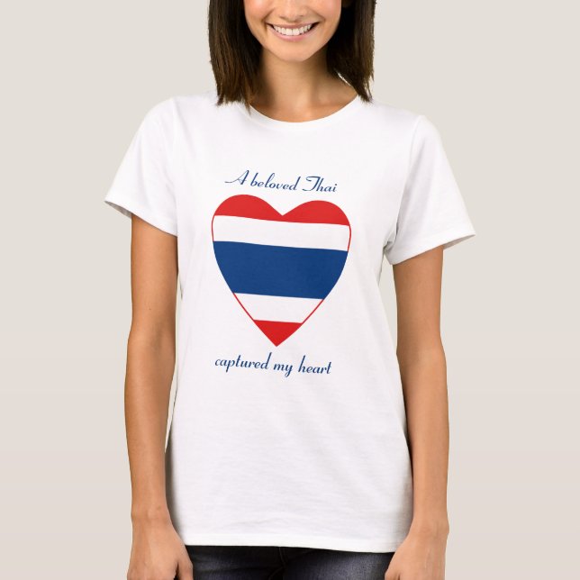 Thailand Flag Sweetheart T-Shirt (Front)