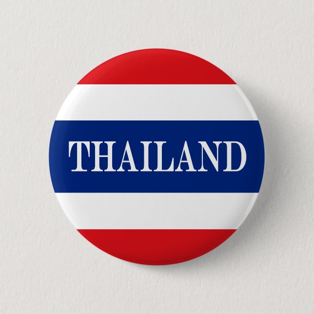  Thailand flag Thai 6 Cm Round Badge (Front)