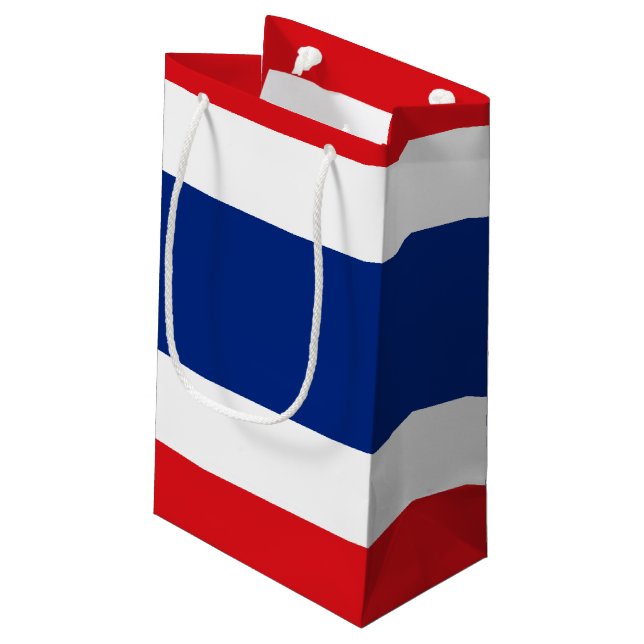  Thailand flag Thai Small Gift Bag (Back Angled)